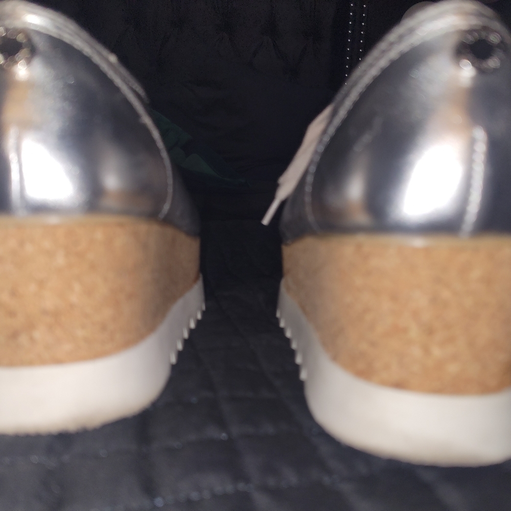 Silver Steve Madden Platform - image 5